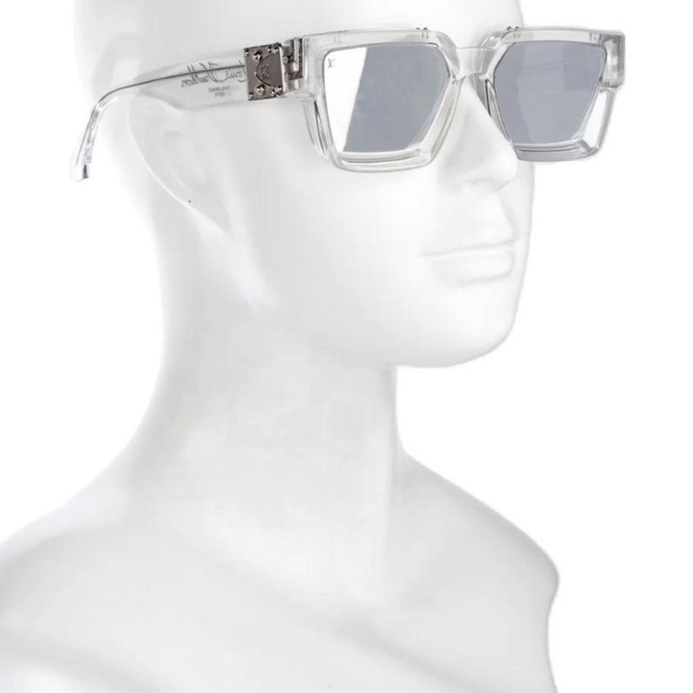 Louis Vuitton Clear and Silver Sunglasses
